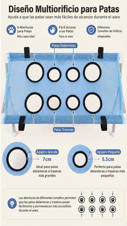 Soporte de Baño Seguro para Mascotas