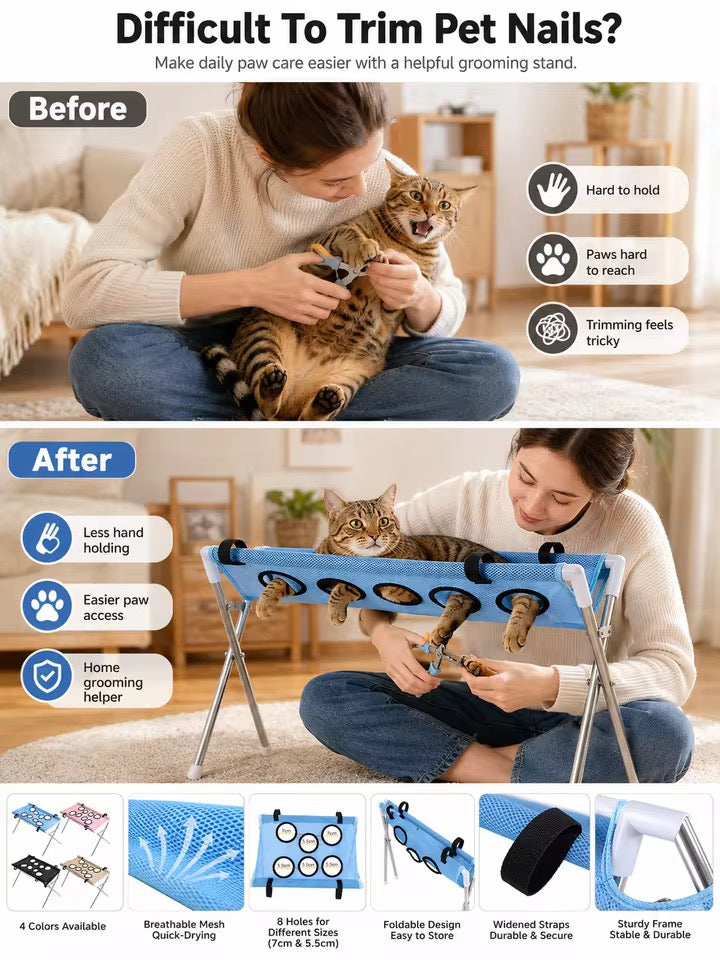 Soporte de Baño Seguro para Mascotas